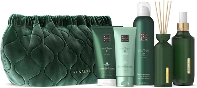 RITUALS مجموعة هدايا ريتوالز طقوس جينغ متوسطة - منتجات العناية بالحمام والجسم غنية بزهرة اللوتس والتمر الهندي - صندوق هدايا بخصائص مهدئة ورعاية - Image 3
